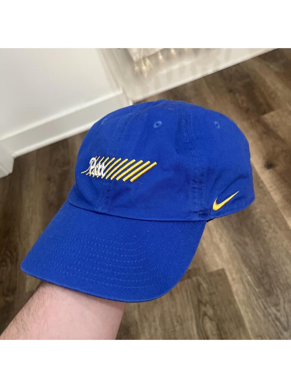 Nike Pitt Panthers Heritage 86 Dri-FIT Baseball Cap Navy Embroidered Logo